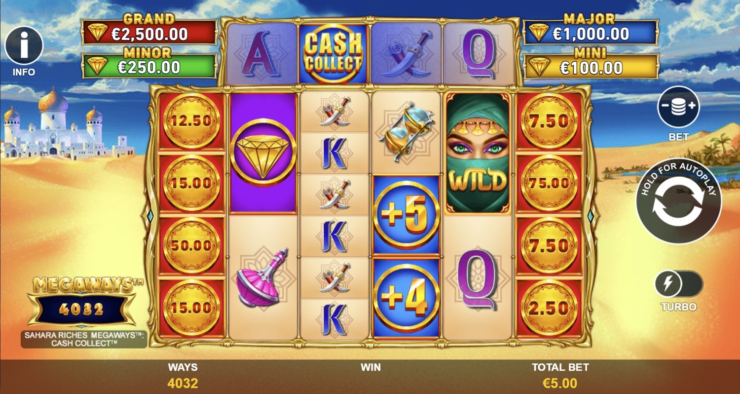 Sahara Riches Megaways Cash Collect
