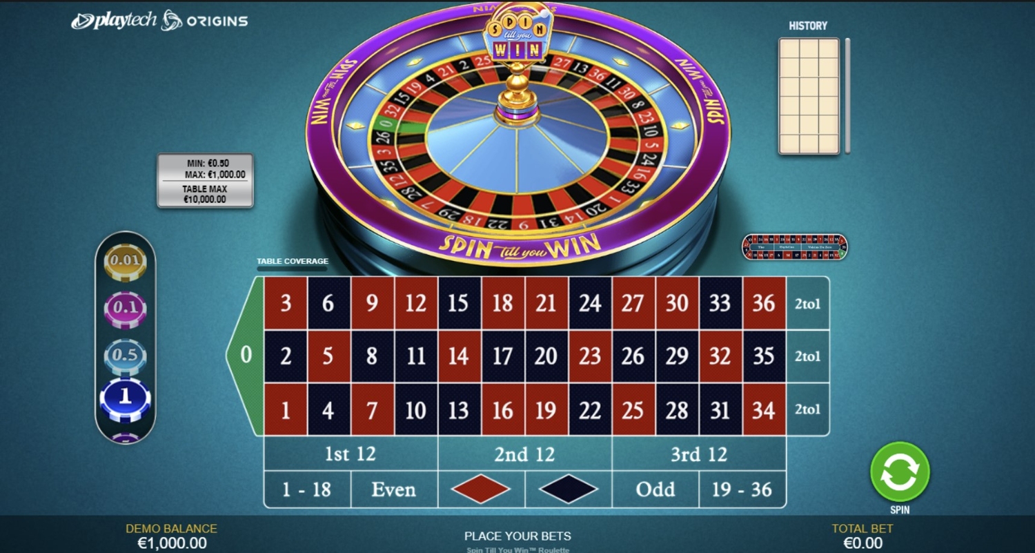 Spin Till You Win Roulette