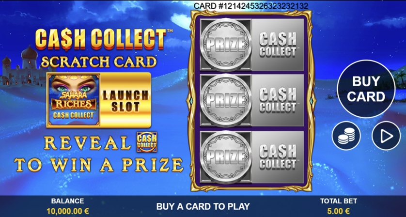 Cash Collect Scratch Card