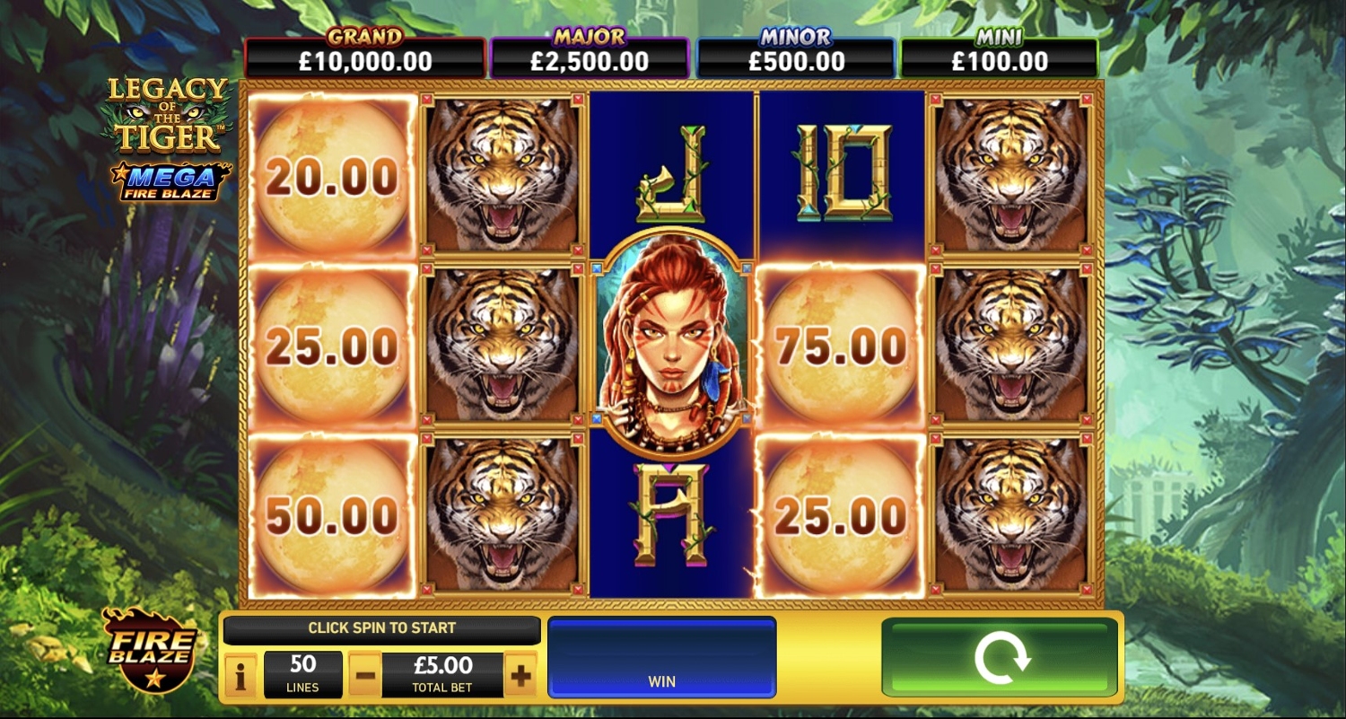 Mega Fire Blaze: Legacy of the Tiger