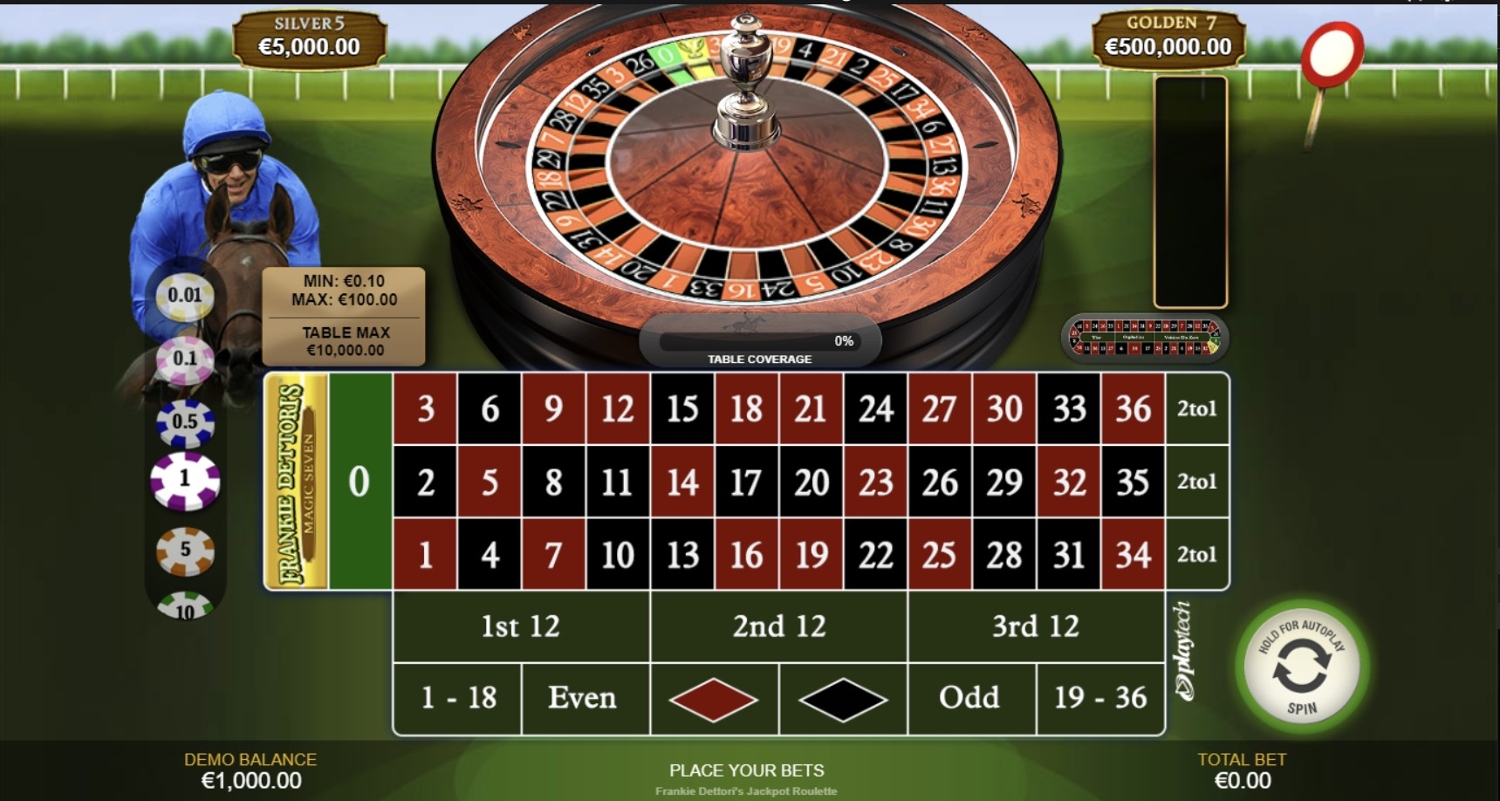Frankie Dettori's Jackpot Roulette