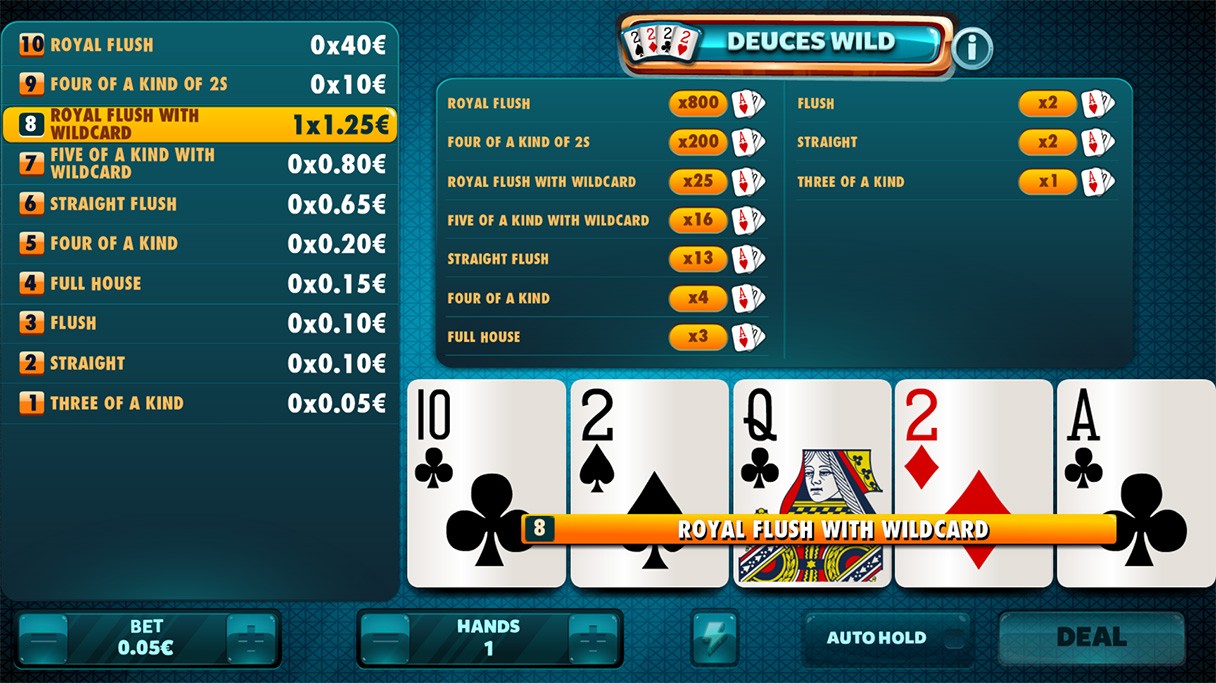 Deuces Wild (Red Rake Gaming)