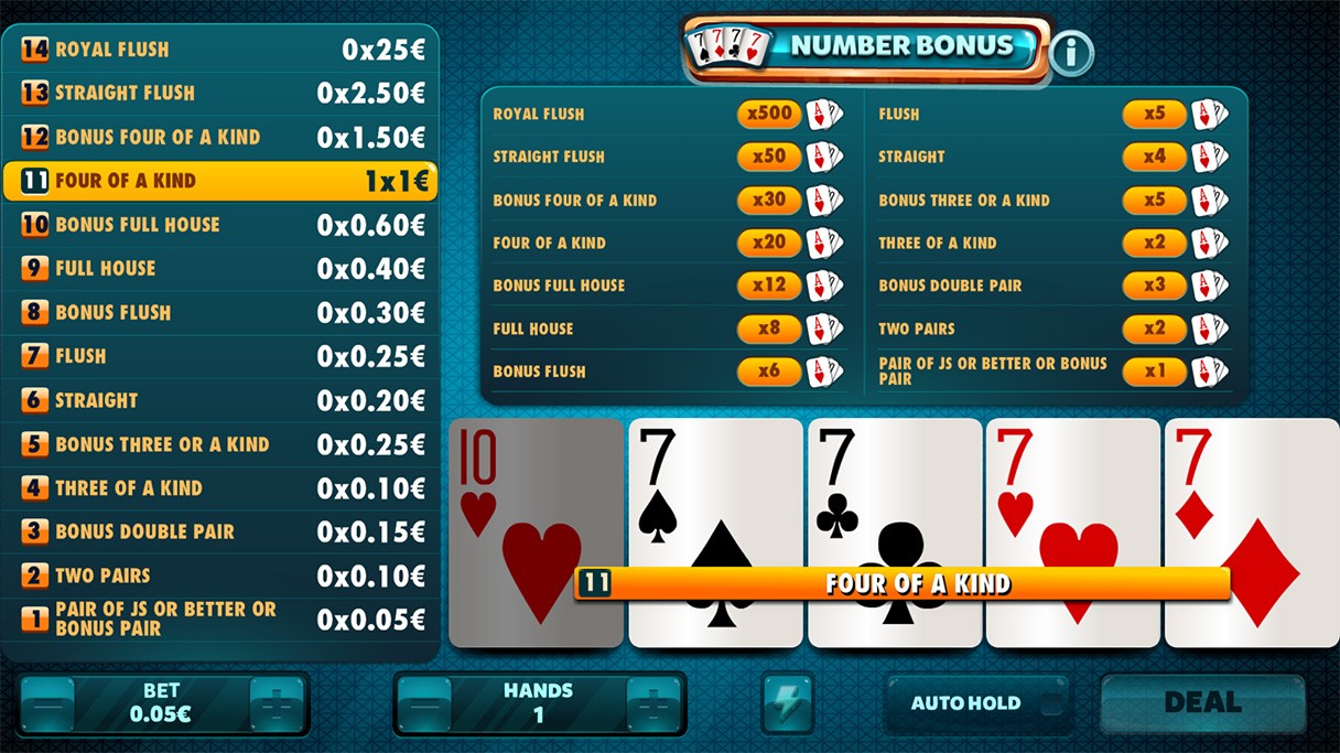 Number Bonus