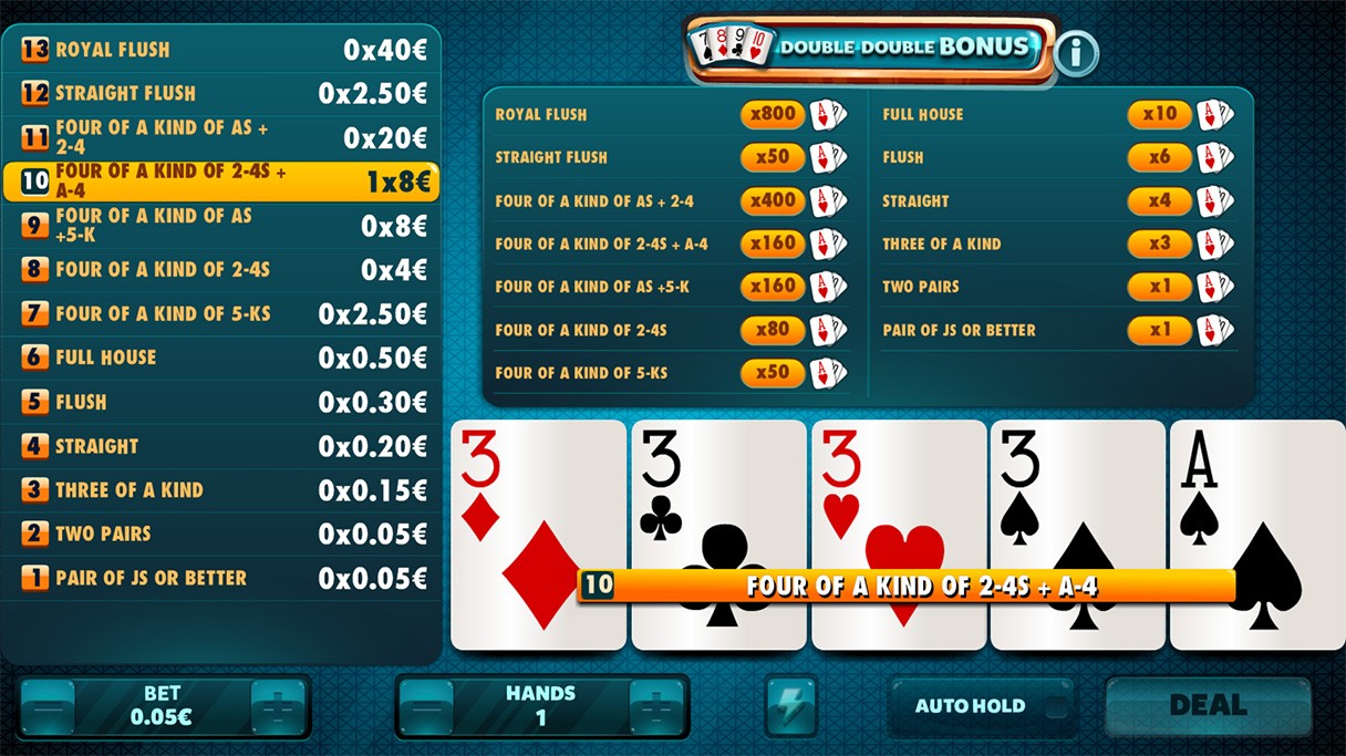 Double Double Bonus