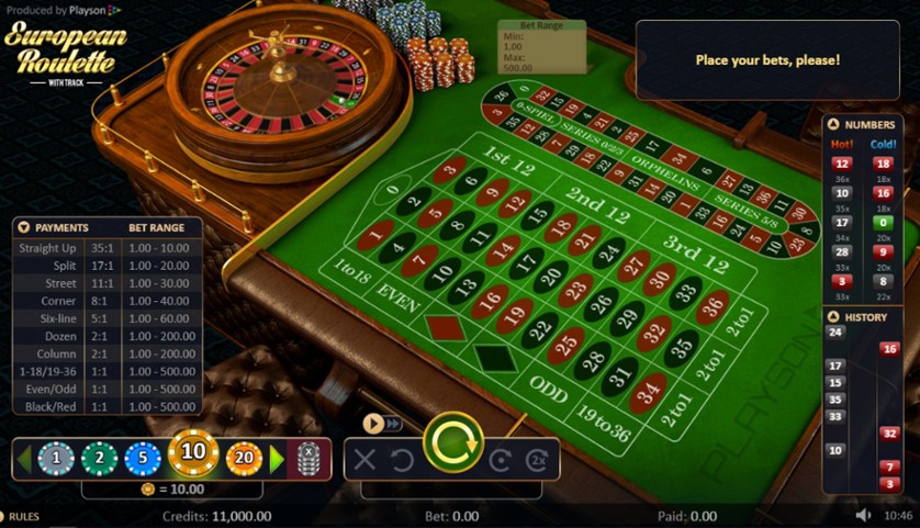 Roulette with Track