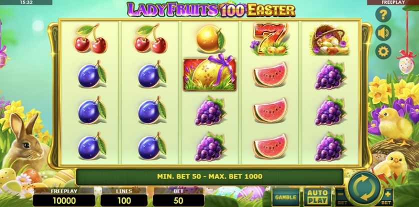 Lady Fruits 100 Easter