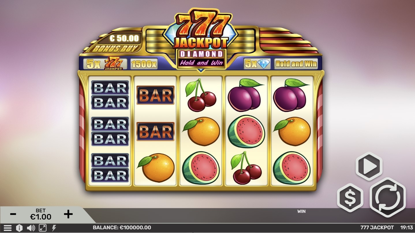 777 Jackpot Diamond Hold and Win
