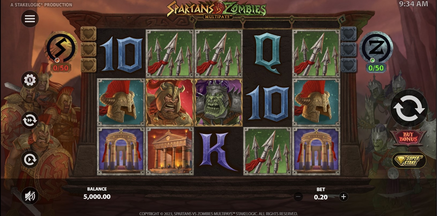 Spartans vs Zombies Multipays