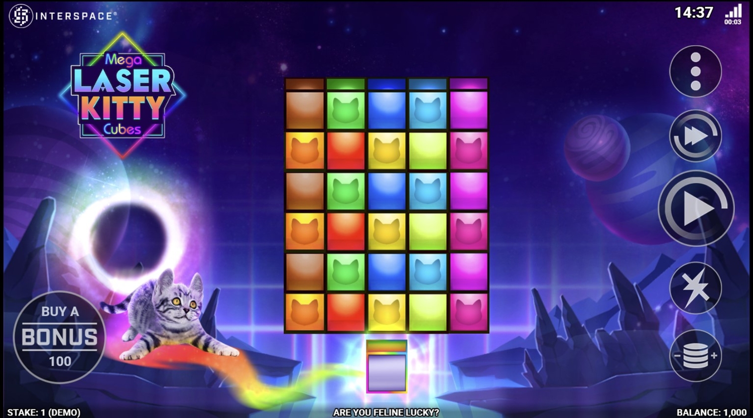 Mega Laser Kitty Cubes with Interspace