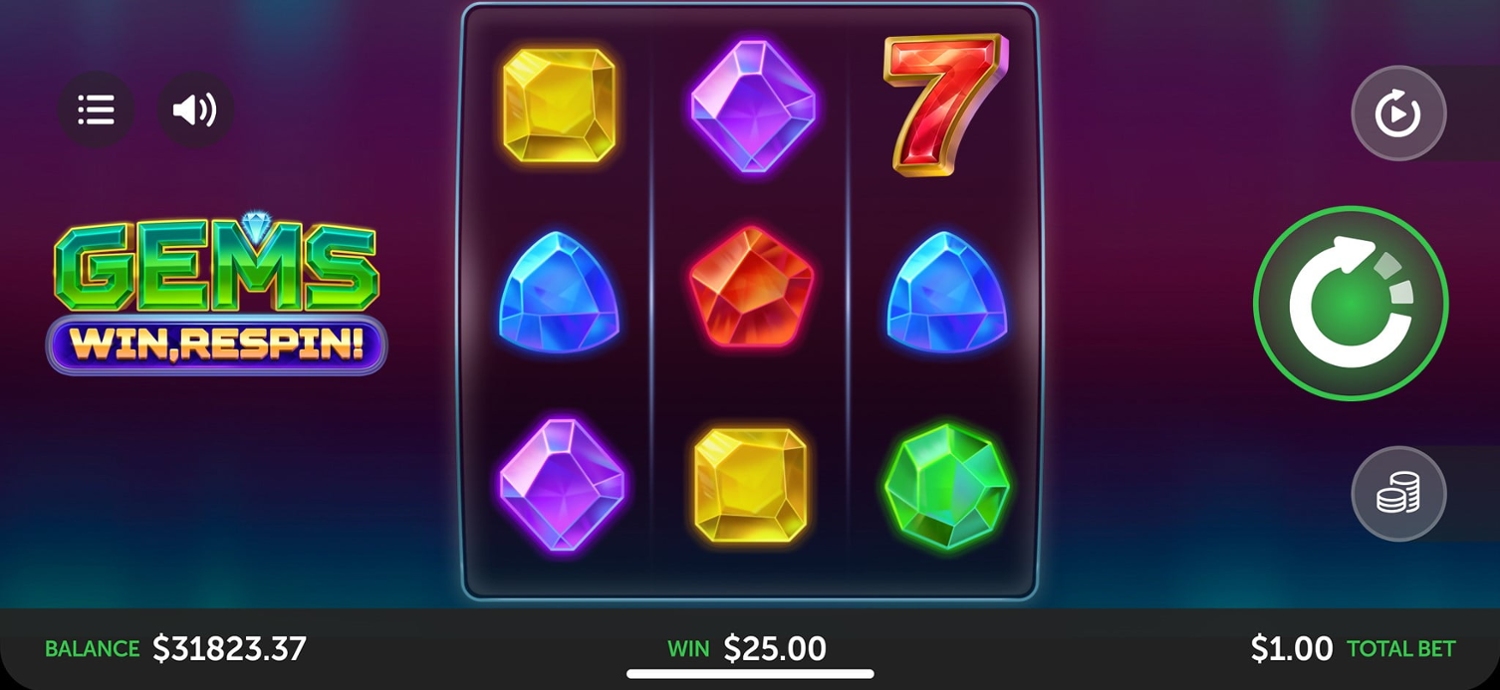Gems Win, Respin!
