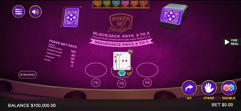 Poker Bet Blackjack