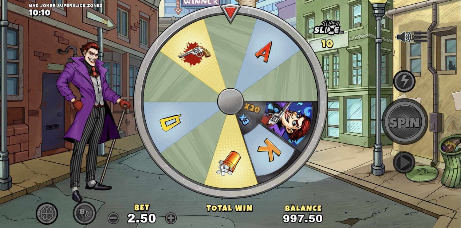 Mad Joker SuperSlice Zones