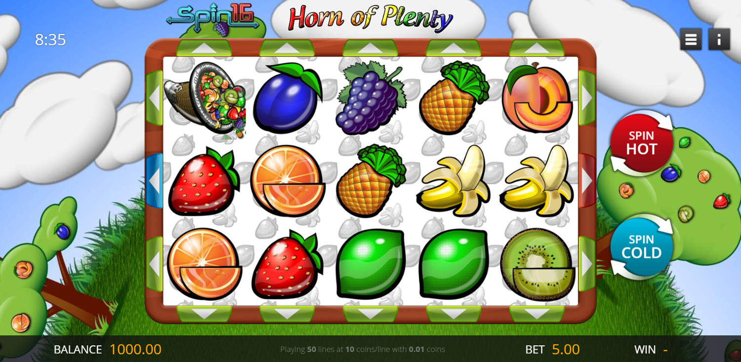 Horn of Plenty Spin 16