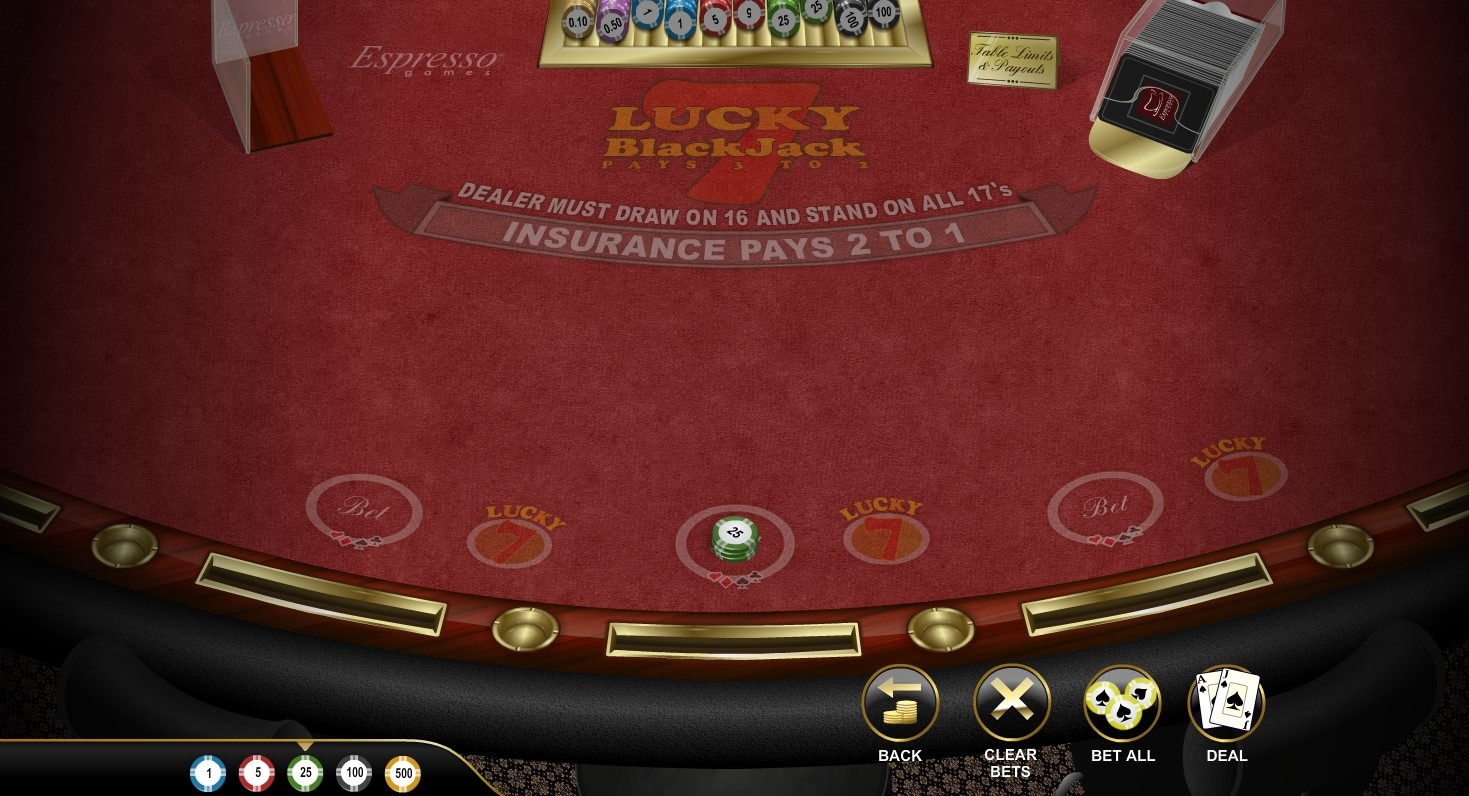 Lucky 7 Blackjack (Espresso)