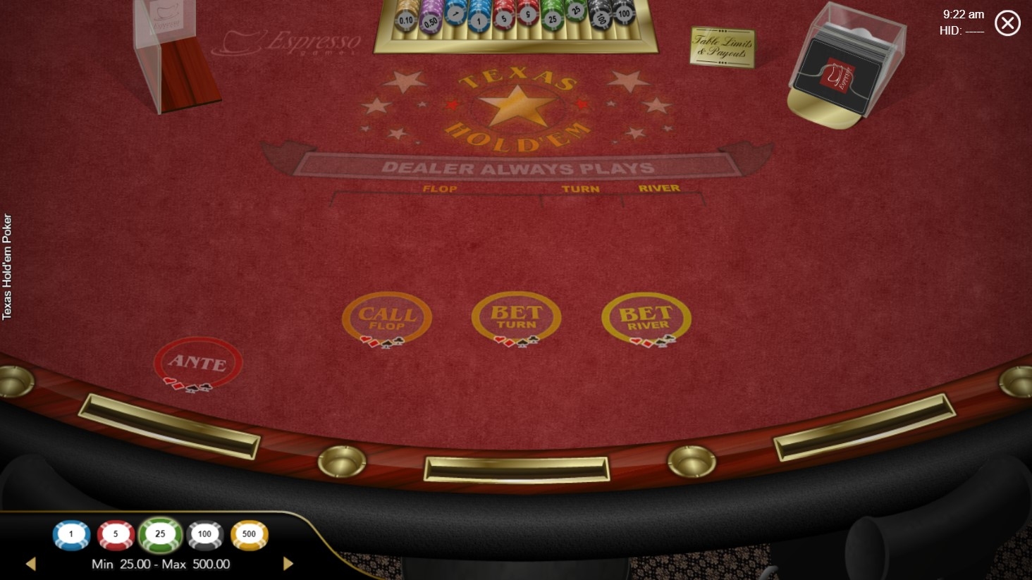 Texas Hold'em Poker (Espresso)