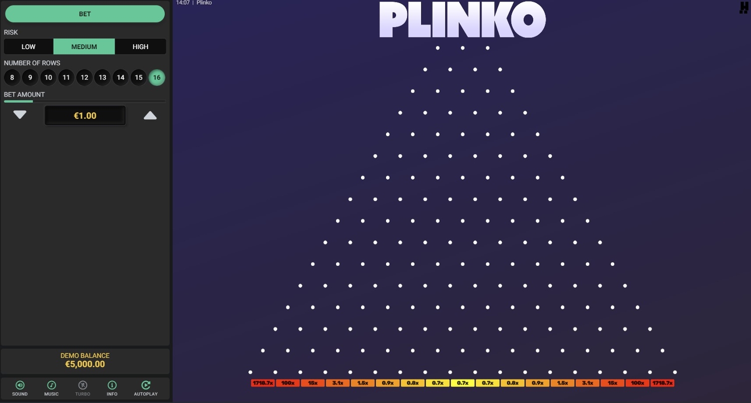 Plinko (Hacksaw Gaming)