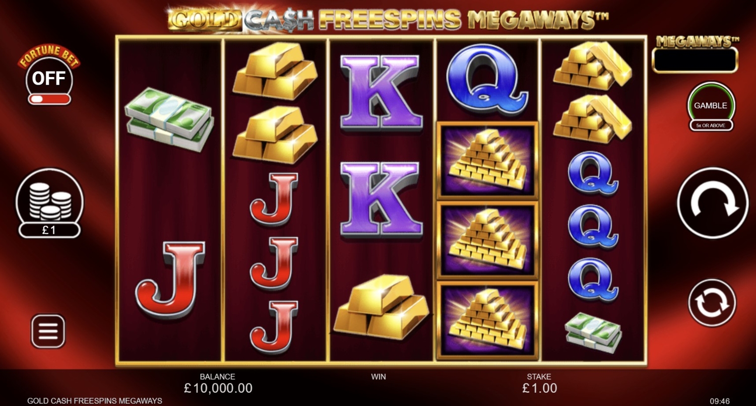 Gold Cash Free Spins Megaways