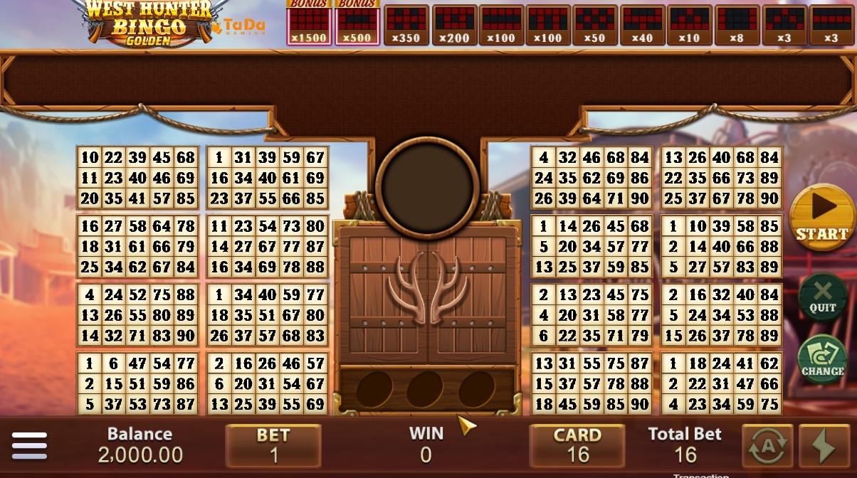 West Hunter Bingo