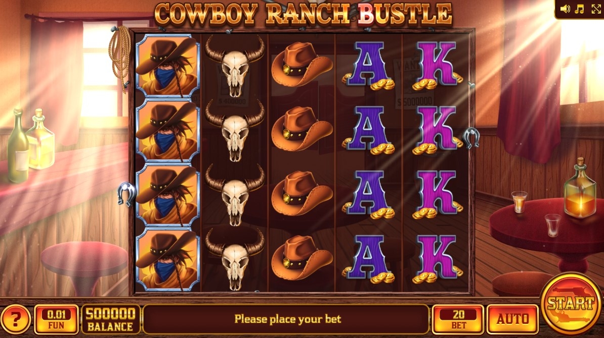 Cowboy Ranch Bustle