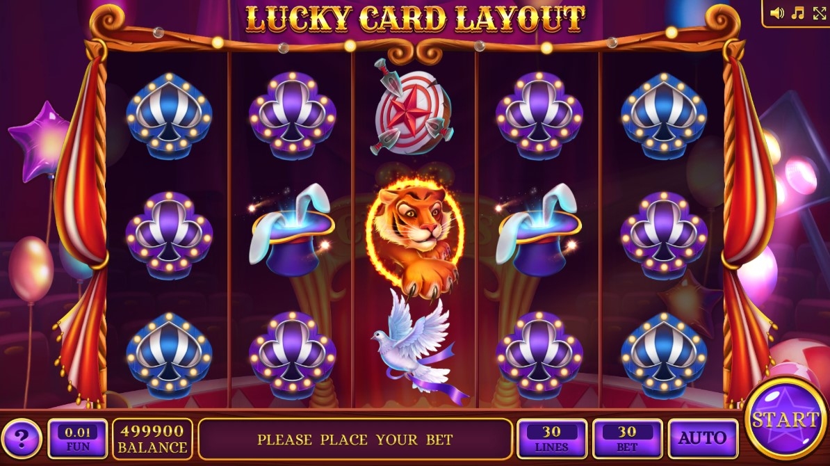 Lucky Card Layout