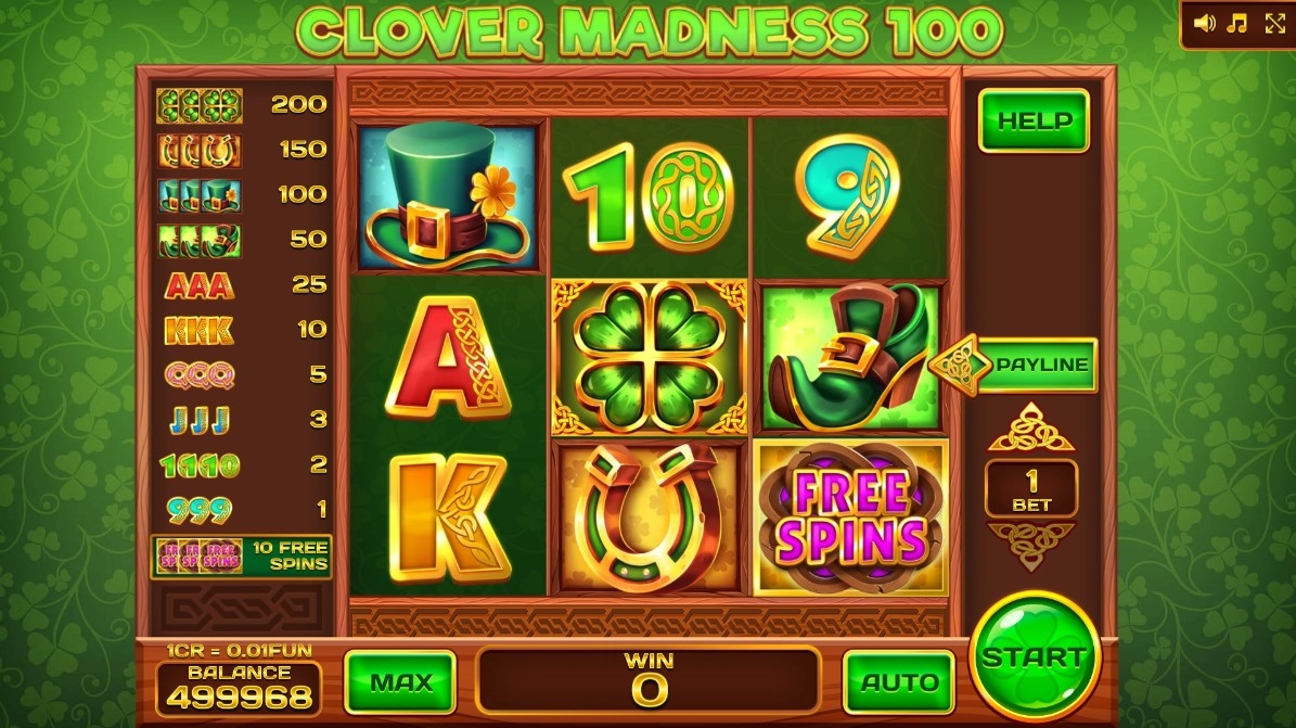 Clover Madness 100 (3x3)