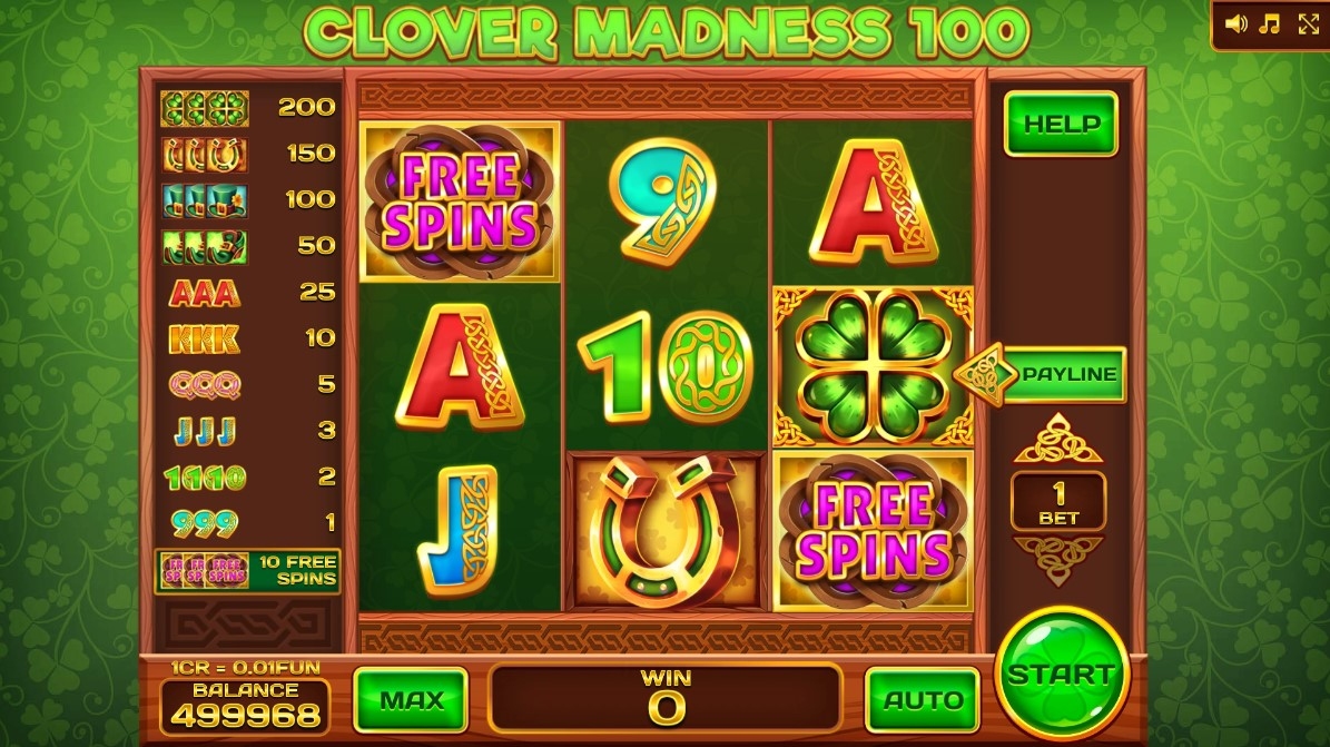 Clover Madness 100 Respin
