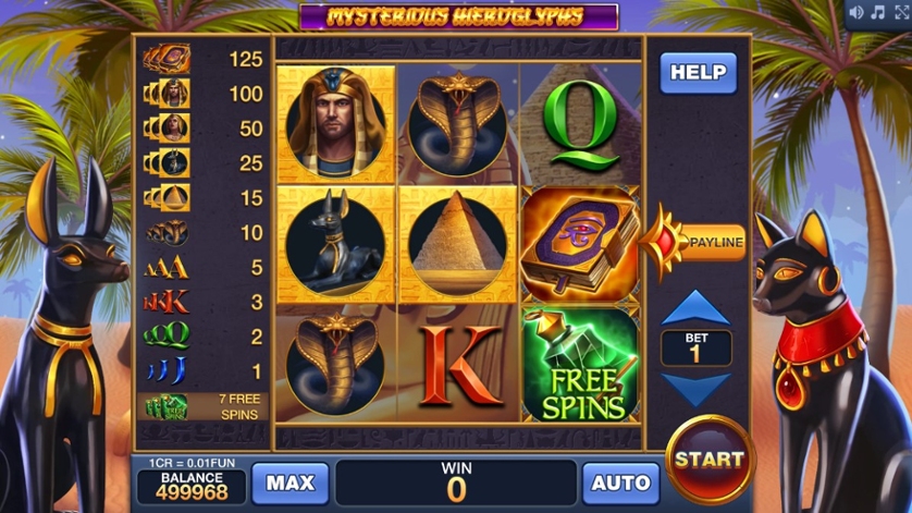 Mysterious Hieroglyphs (Pull Tabs)