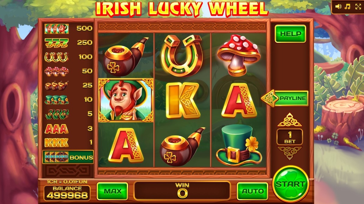 Irish Lucky Wheel (3x3)