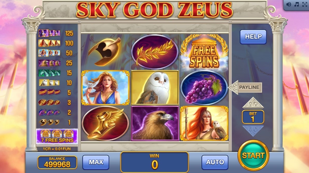 Sky God Zeus (3x3)