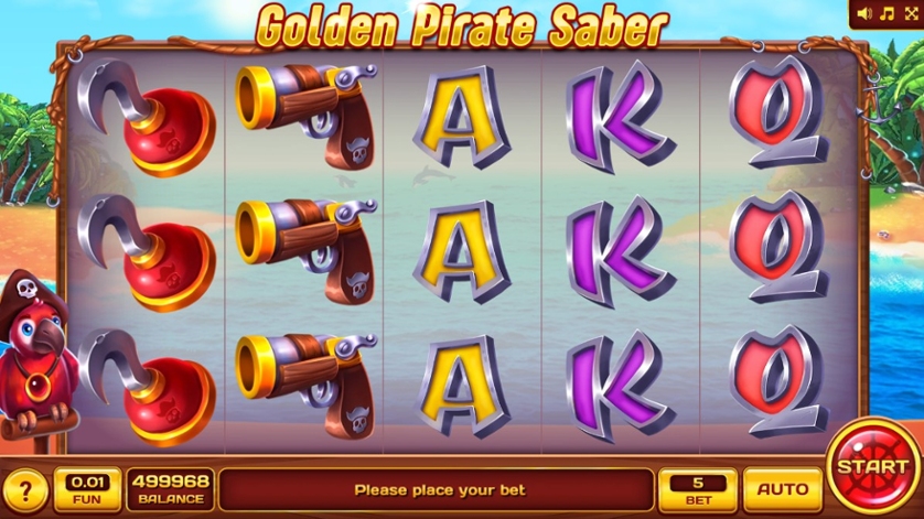 Golden Pirate Saber
