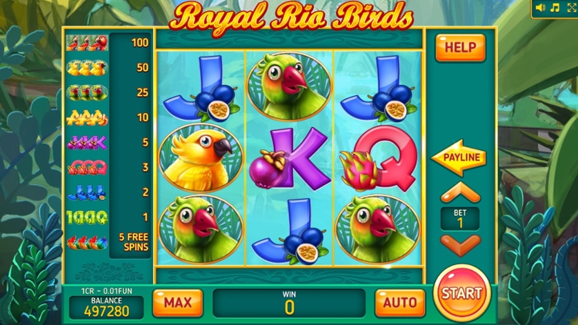 Royal Rio Birds (Pull Tabs)