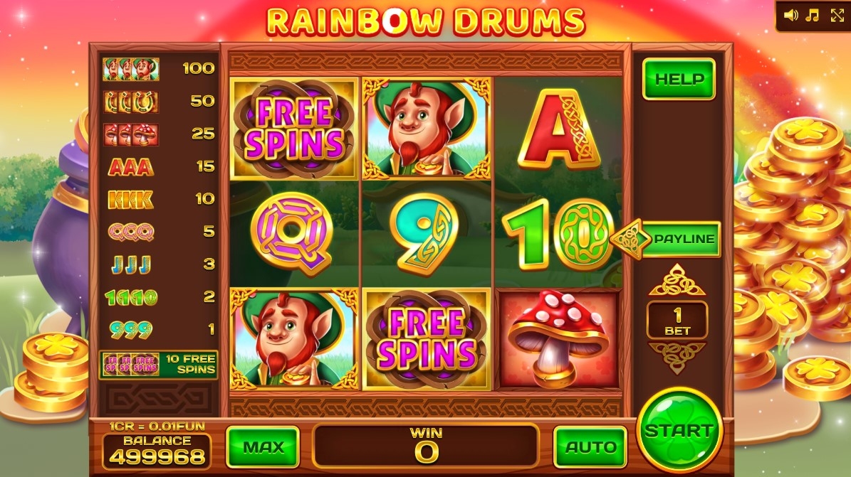 Rainbow Drums Respin