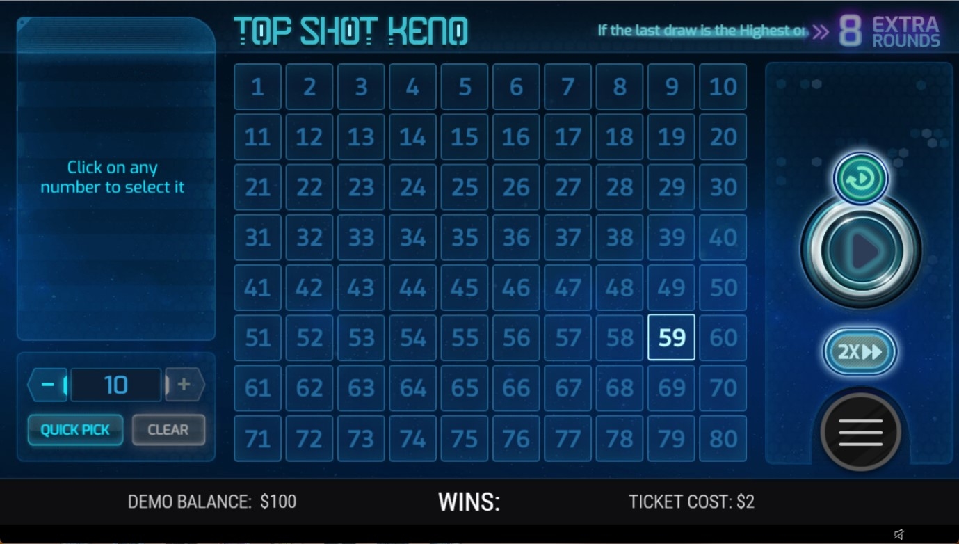 Top Shot Keno