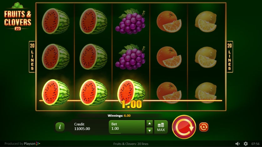 Fruits & Clovers: 20 Lines