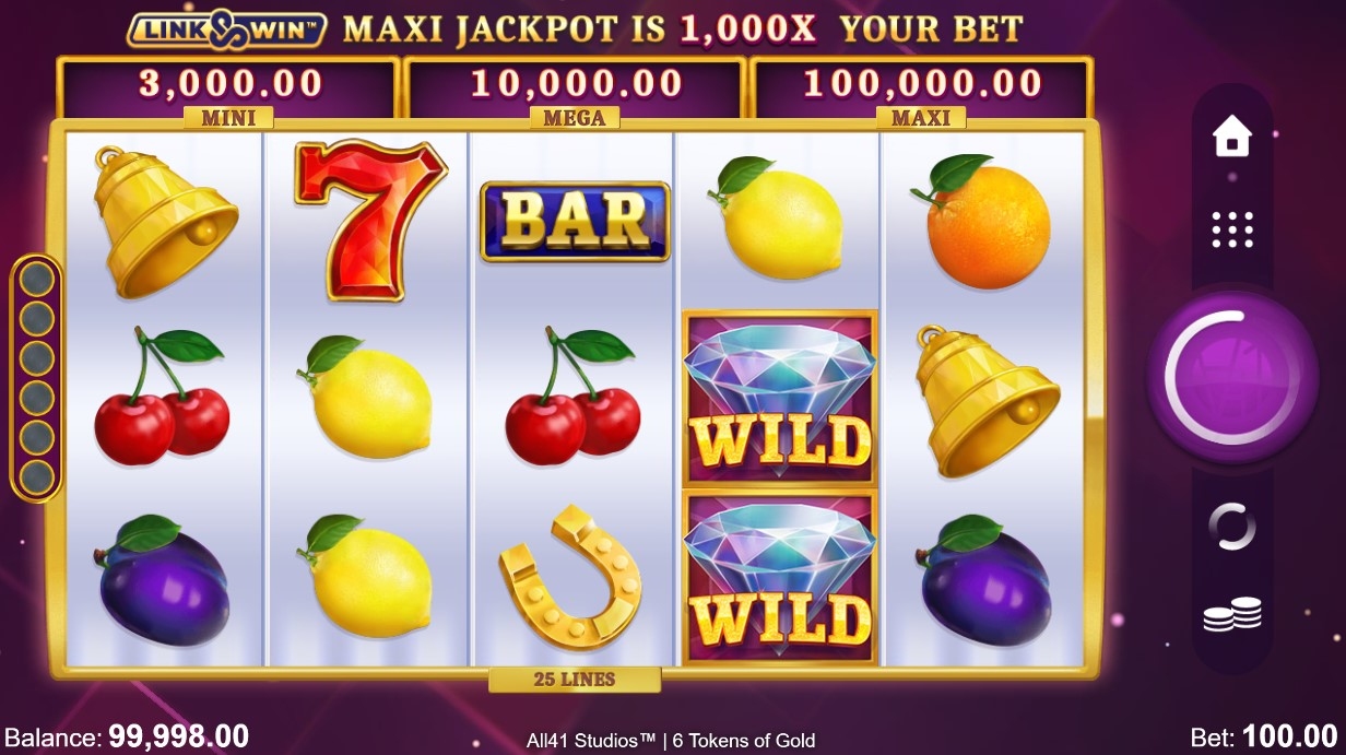 6 Tokens of Gold