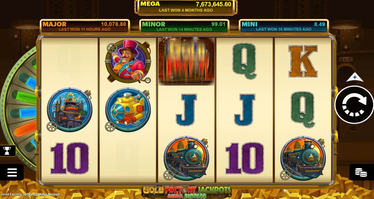 Gold Factory Jackpots Mega Moolah