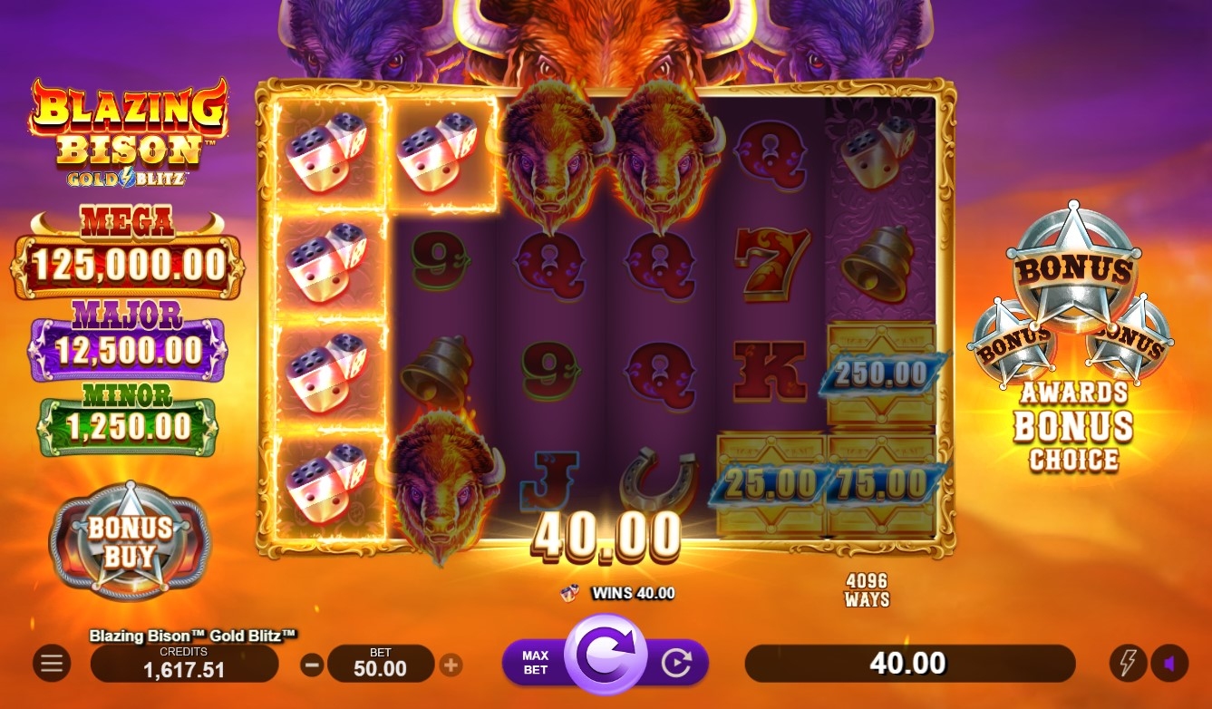 Blazing Bison Gold Blitz