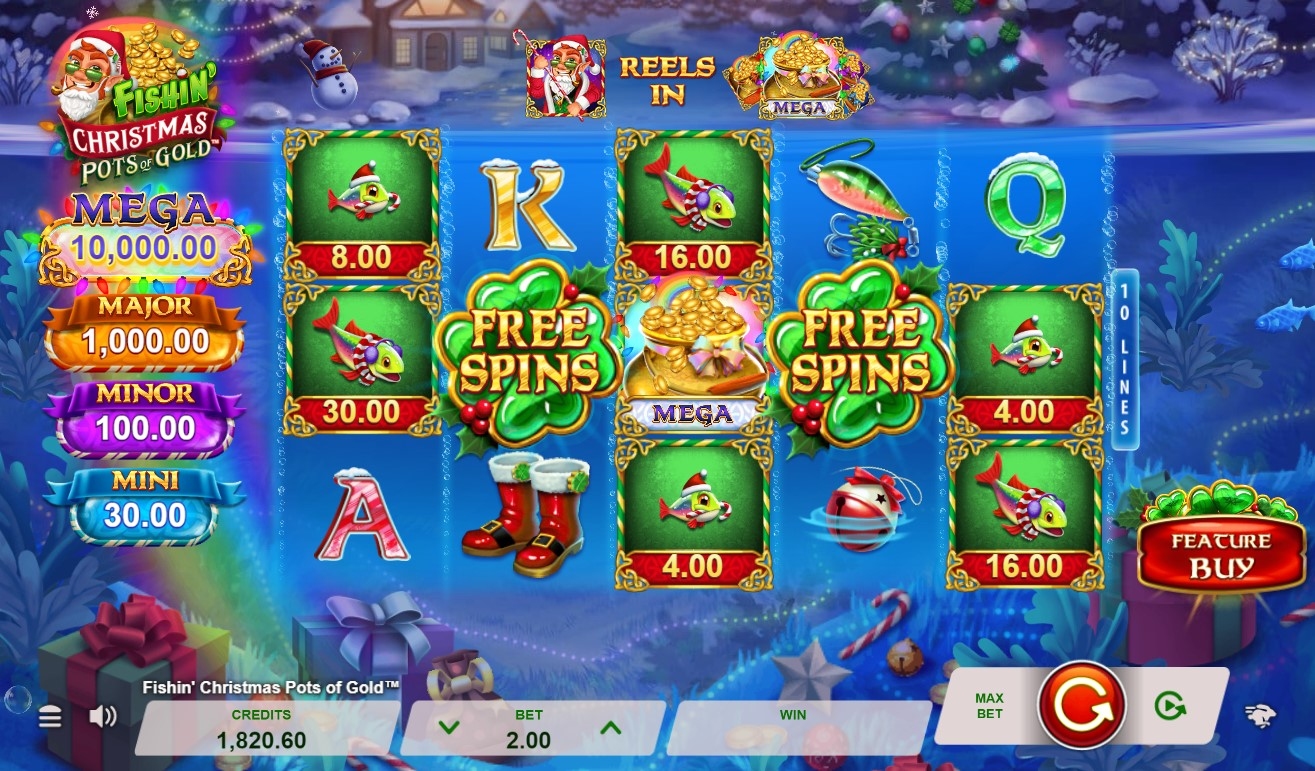 Fishin' Christmas Pots Of Gold