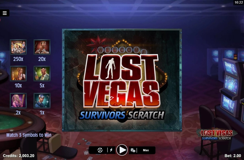 Lost Vegas Survivors Scratch