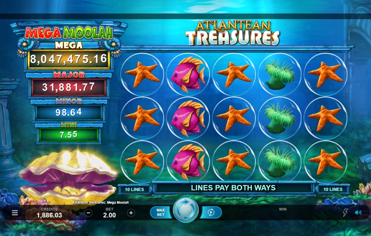 Atlantean Treasures Mega Moolah