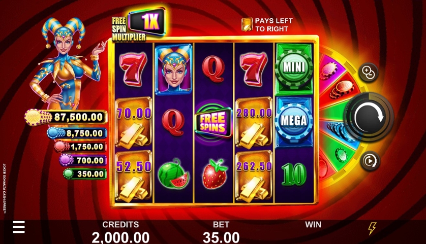 Joker Bonanza Cash Spree