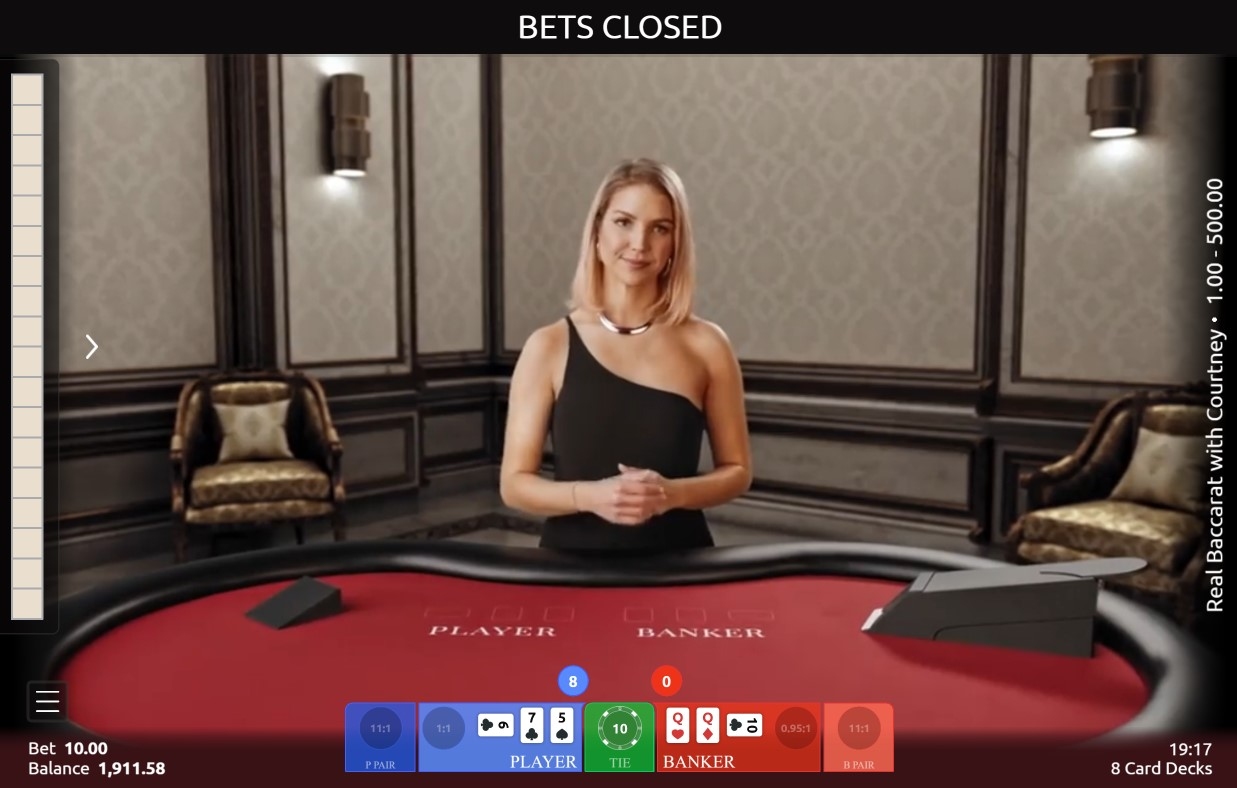 Real Baccarat with Courtney