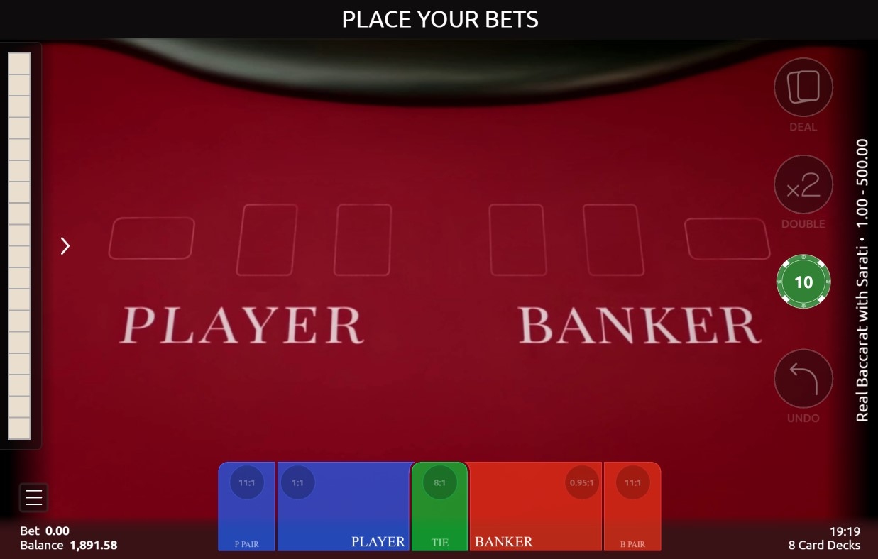 Real Baccarat with Sarati