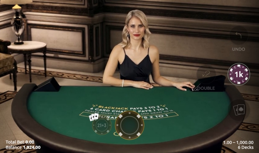 Ultimate Blackjack with Olivia