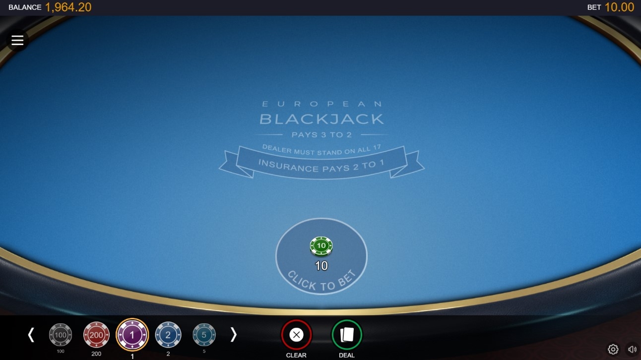 European Blackjack