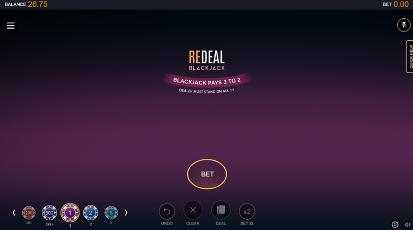ReDeal Blackjack