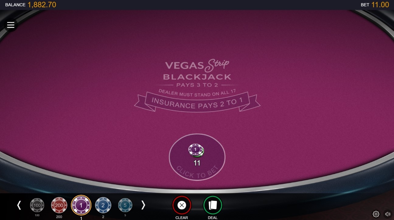 Vegas Strip Blackjack