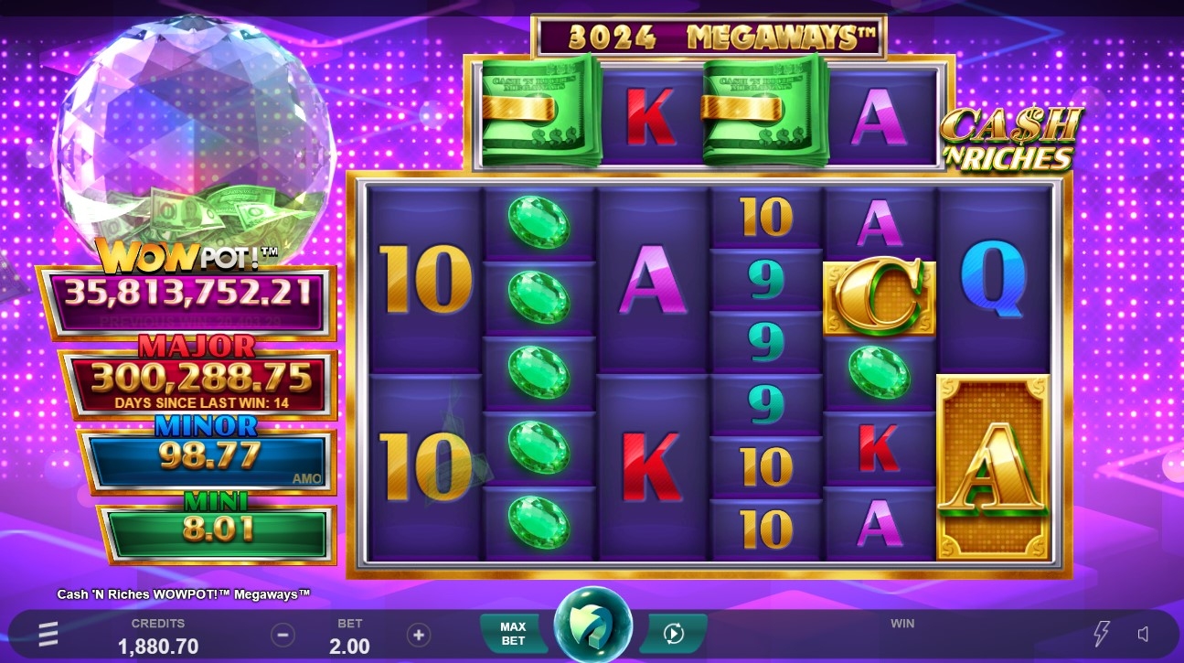 Cash N Riches WOWPOT Megaways
