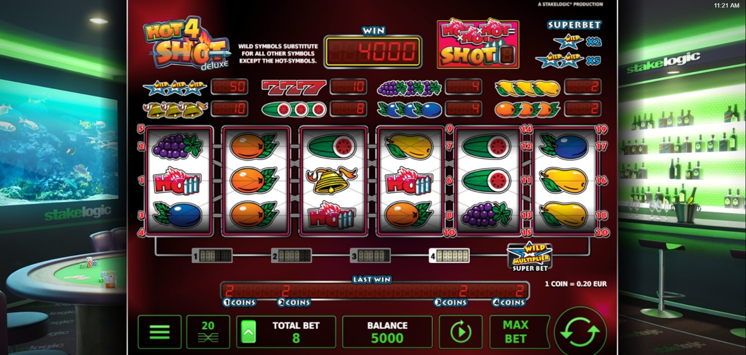 Hot 4 Shot Deluxe
