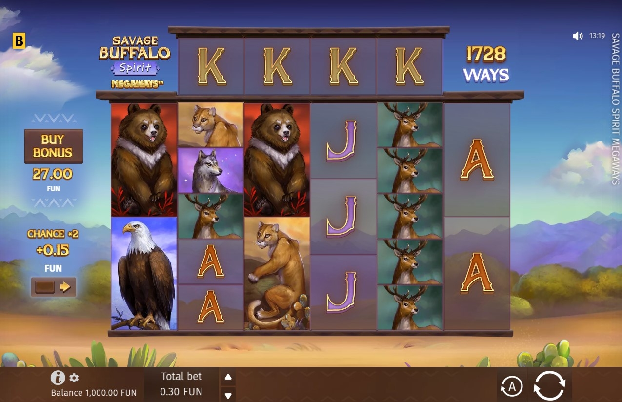 Savage Buffalo Spirit Megaways